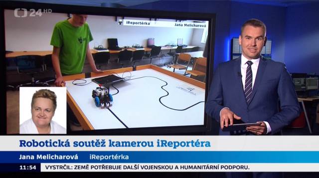 Naše soutěž ROBODO zaujala Českou televizi